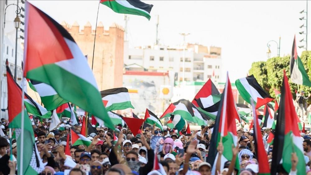 Thousands of Moroccans Rally in Several Cities in Solidarity with Gaza