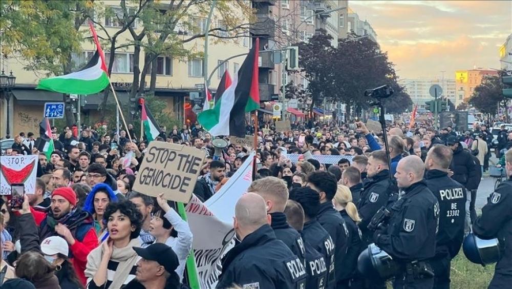 German Police Suppress Pro-Palestine March in Berlin