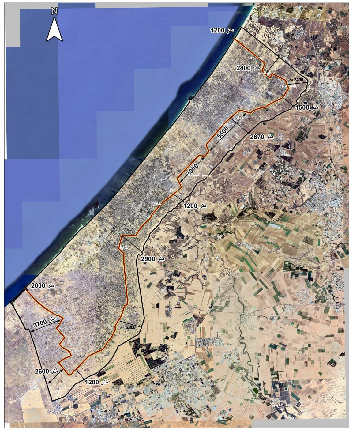 "Israel's "Repositioning" Map in Gaza Threatens Egypt's Security