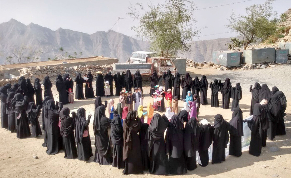 Hajjah Women’s Committee rallies in solidarity with Gaza