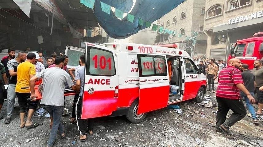 ICRC Denounces Israeli Shelling That Claimed Life of Palestinian Red Crescent Staff in Khan Younis