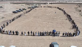 قبائل جهم وعيال سعيد في صرواح بمأرب تعلن النفير والبراءة من العملاء والخونة