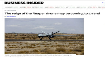 صحيفة Business Insider"": "عهد الطائرات MQ-9 Reaper انتهى في سماء اليمن"