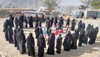 حرائر حجة ينددن بجرائم العدو الصهيوني بحق الشعب الفلسطيني