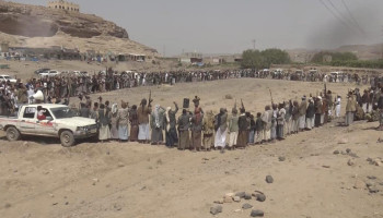 مديريات محافظة صنعاء تشهد وقفات قبلية نصرة لغزة وإعلان البراءة من الخونة