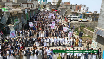 65 مسيرة جماهيرية بريمة تأكيداً على ثبات الموقف المساند لغزة والأقصى