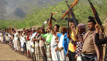 وقفتان في القناوص والزيدية بالحديدة إعلاناً للنفير والجهوزية لمواجهة العدوان