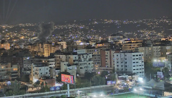 العدو الإسرائيلي يشن عدواناً ضد أبنية سكنية في الضاحية الجنوبية لبيروت