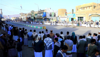 مديريات صعدة تشهد وقفات تضامنية مع الشعب الفلسطيني