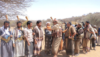 البشري يتفقد أحوال المرابطين في جبهة محافظة البيضاء