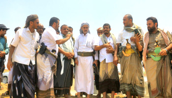 مفتاح والرباعي وعطيفي يتفقدون مشاريع معالجة أضرار السيول بالحديدة