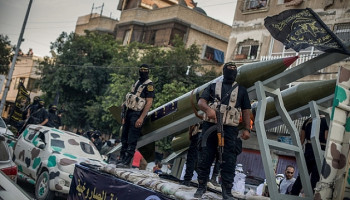 مجاهدو سرايا القدس يقصفون تجمعا لجنود وآليات العدو شمالي خانيونس