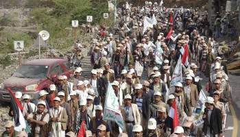 عرض شعبي لـ 1500 مقاتل من خريجي دورات التعبئة في الشاهل بحجة