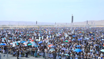 حشود جماهرية في 42 ساحة بصعدة نصرة لغزة وتأكيد الجهوزية لمواجهة أي خيانة