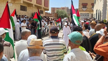 آلاف المغاربة يطالبون بكسر الحصار ووقف حرب الإبادة بغزة