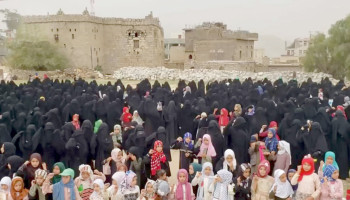 مديريات صعدة تشهد وقفات نسائية نصرةً للشعب الفلسطيني