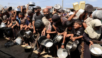 "مركز غزة لحقوق الانسان" يحذر من اتساع رقعة المجاعة وتفاقم الكارثة الإنسانية