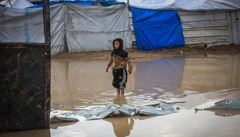 أكثر من 2500 نداء استغاثة جراء الأمطار الغزيرة في غزة