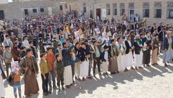 فعالية خطابية في مزهر بريمة إحياءً لسنوية الشهيد الرئيس الصماد