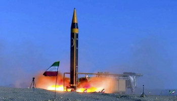 الموجة الـ48 من الصواريخ الإيرانية تدك مواقع العدو الصهيوني في الجليل وحيفا والجولان