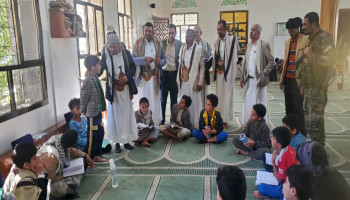 المداني يتفقد الأنشطة الصيفية في مديرية الوحدة بالأمانة