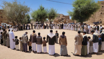 وقفات حاشدة بصعدة تأكيداً على نصرة فلسطين ولبنان وإيران