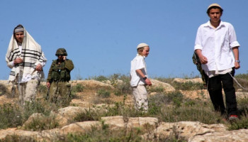 مستوطنون صهاينة يقتحمون قرية العراعرة شمال شرق القدس المحتلة