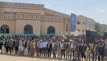 وقفات طلابية بجامعة عمران تفويضًا للسيد القائد وتأييداً للقوات المسلحة