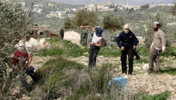 مستوطنون صهاينة يقتحمون محيط منازل المواطنين في برقا شرق رام الله