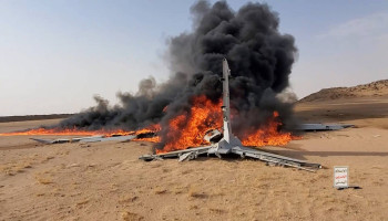 القوات المسلحة تُسقط طائرة حربية سعودية F15 وتصد تشكيلين قتاليين في أجواء مأرب