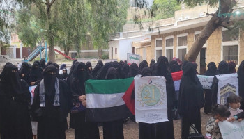 فعاليات خطابية للقطاع النسائي بمدينة المحويت احتفاءً بالعيد الـ12 لثورة 21 سبتمبر