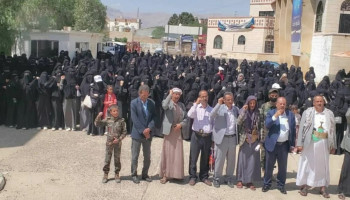 وقفات طلابية بجامعة عمران إحياءً لذكرى عملية "طوفان الأقصى" وتنديداً بجرائم العدو السعودي