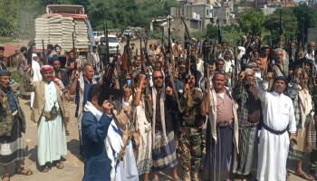 أبناء مديريتي المسراخ وشرعب الرونة بتعز يعلنون النفير ونصرة للشعب الفلسطيني
