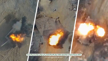 مشاهد استهداف ضباط وجنود وآليات جيش العدو السعودي في جيزان وعسير