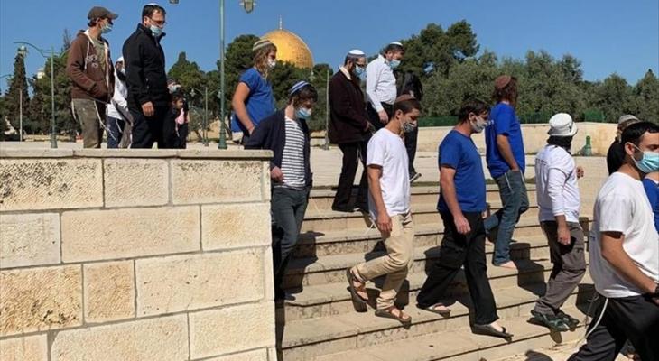 الصهاينة يقتحمون المسجد الأقصى المبارك