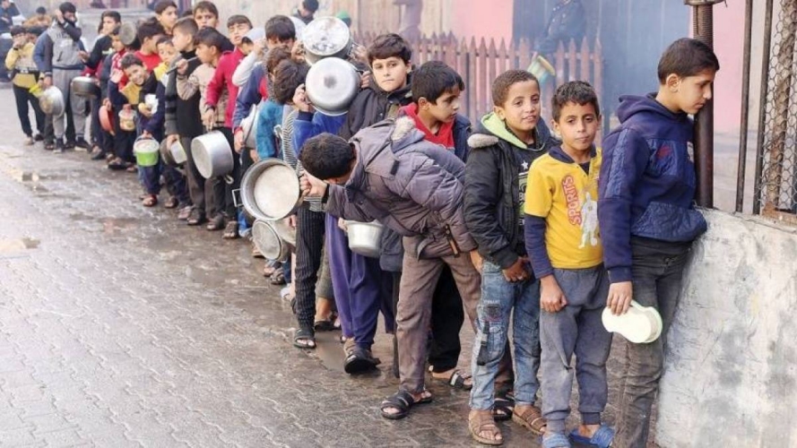حماس: المجاعة تفتك بأطفال غزة