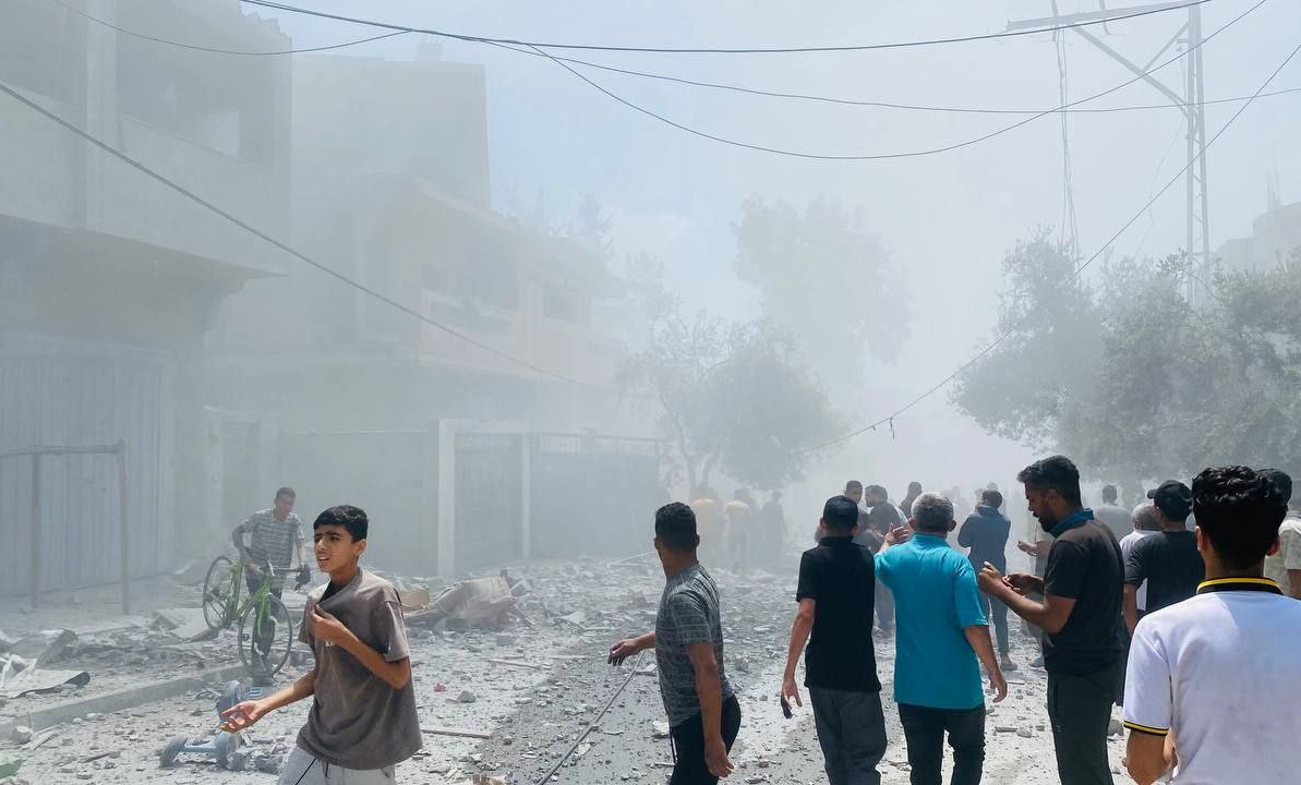 شهداء وجرحى باستهداف العدو منزلاً بالنصيرات