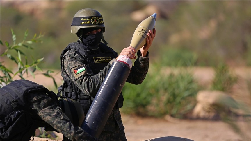 سرايا القدس تقصف تحشدات العدو شرق خانيونس