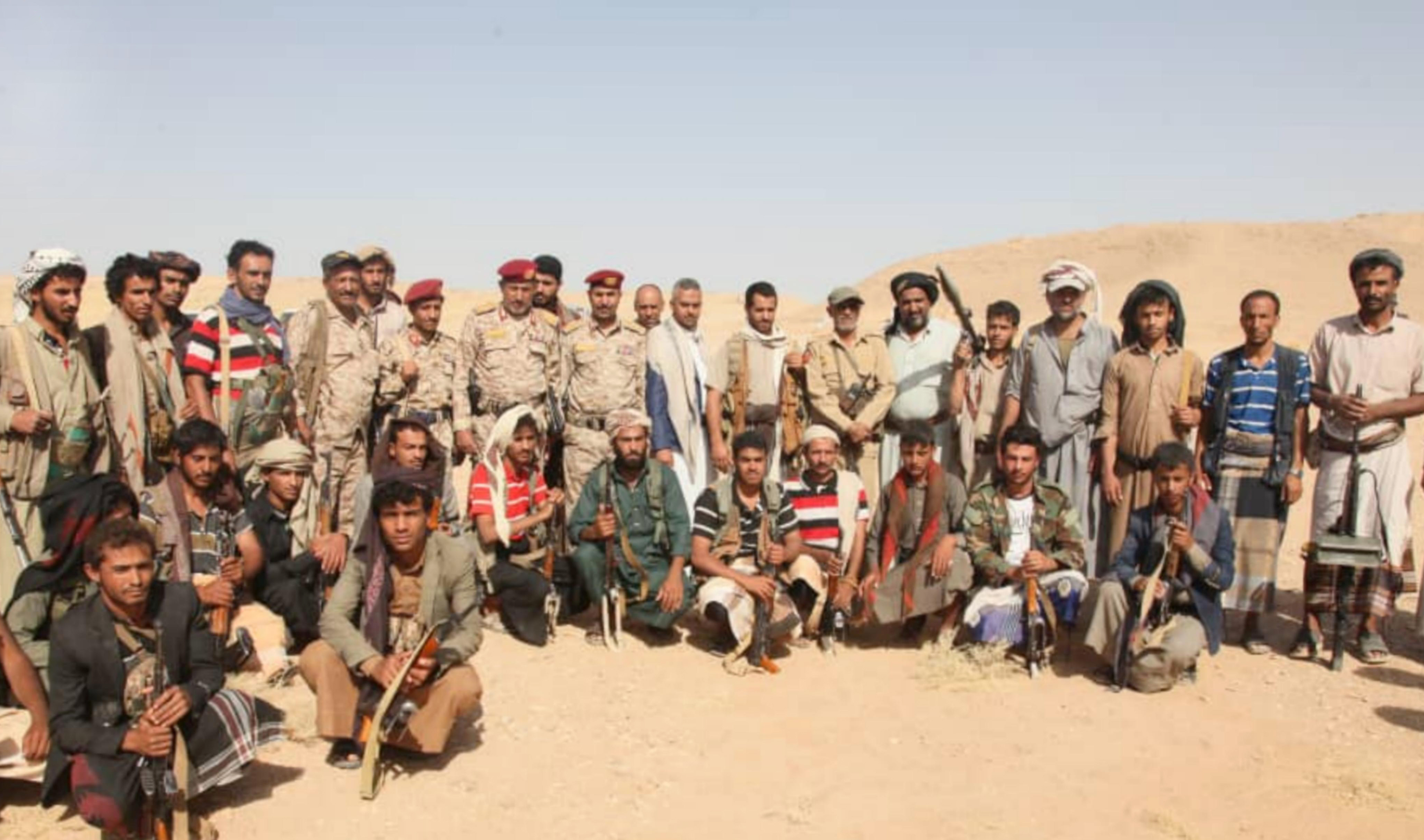 تفقد أحوال المرابطين في جبهة المزاريق بمحافظة الجوف