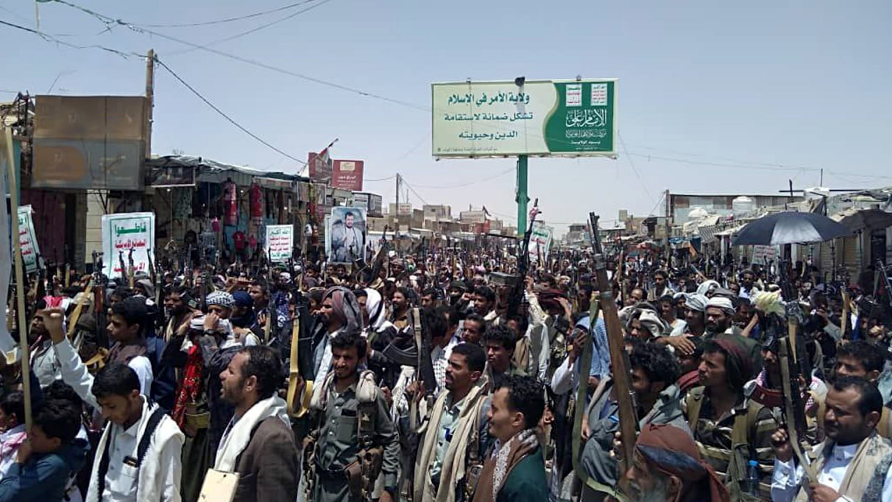 مسيرات جماهيرية بمحافظة الجوف إسناداً لغزة ومباركة بانتصار إيران على العدو الصهيوني