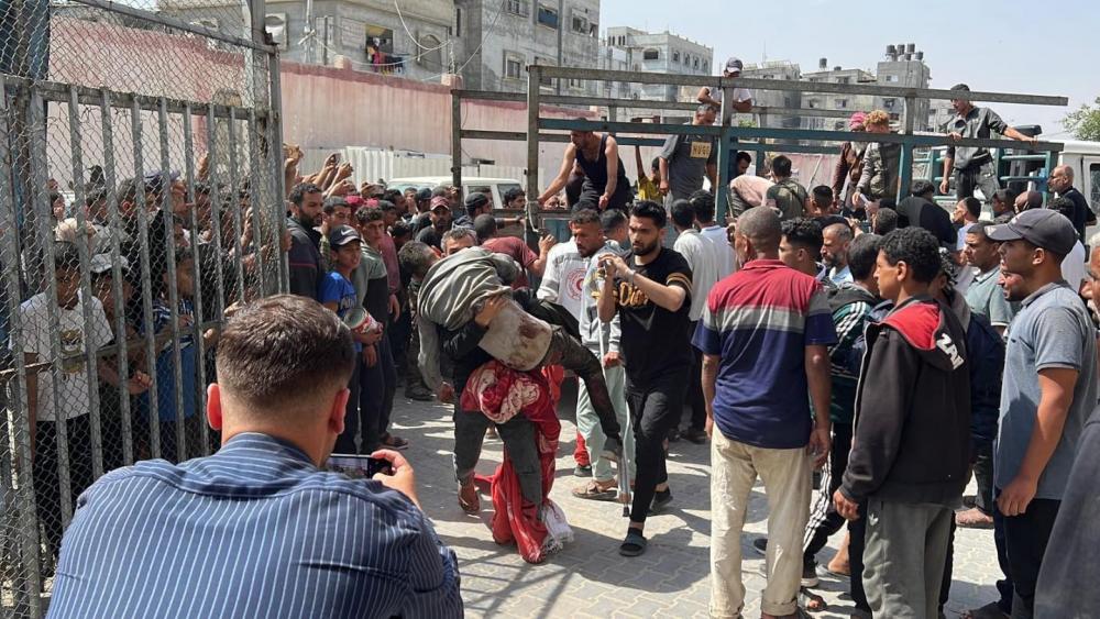 الجبهة الديمقراطية تدين مصائد الموت الأمريكية وتستنكر مجزرة عسقولة وسط غزة