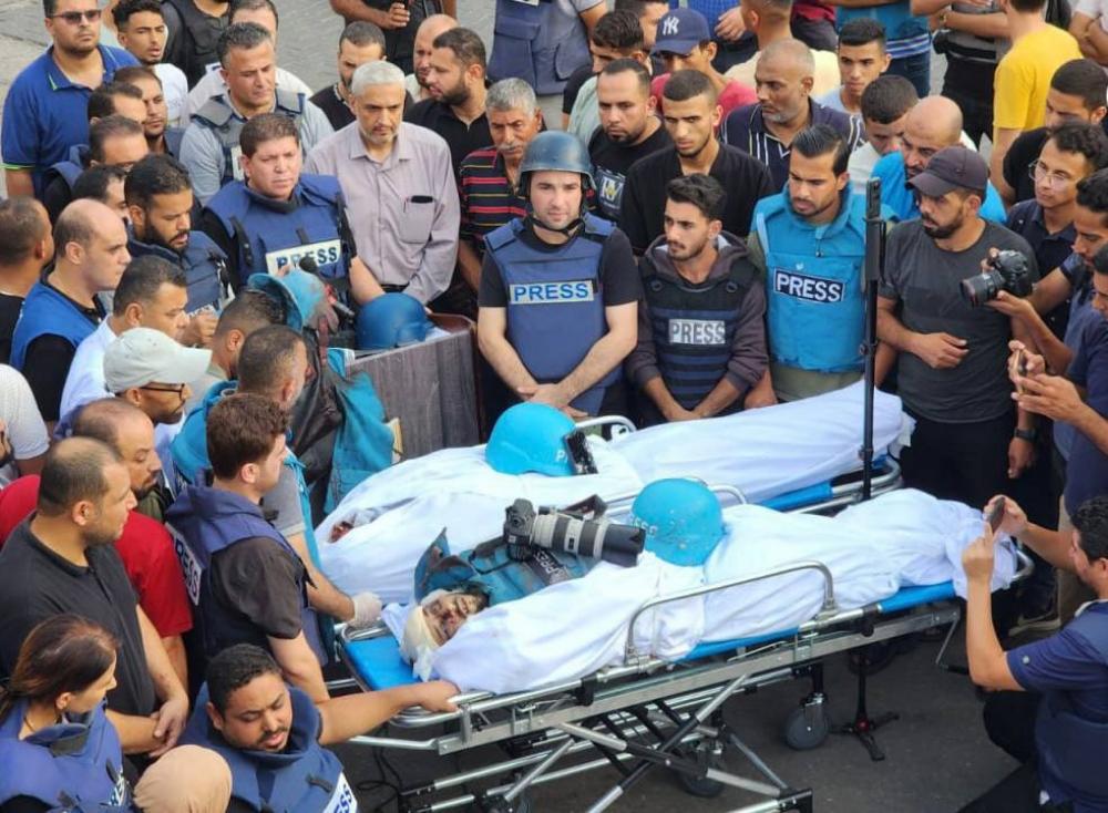 "اتحاد الإذاعات العربية" يدين جريمة استهداف الصحفيين في غزة