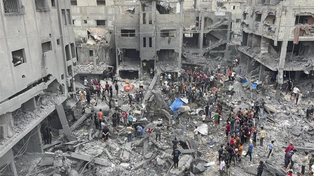 مجزرة صهيونية جديدة في مخيم الشاطئ بمدينة غزة
