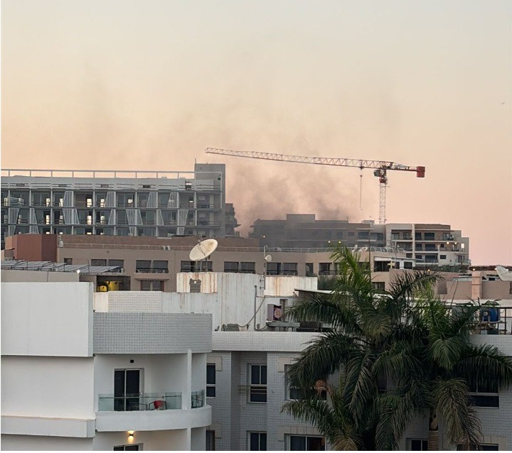 فيديو.. مسيّرة يمنية تصيب مبنى في أم الرشراش بشكل مباشر