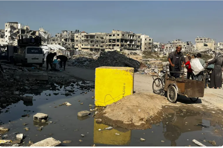 العدو الصهيوني يوسع المنطقة الصفراء في جباليا شمال غزة