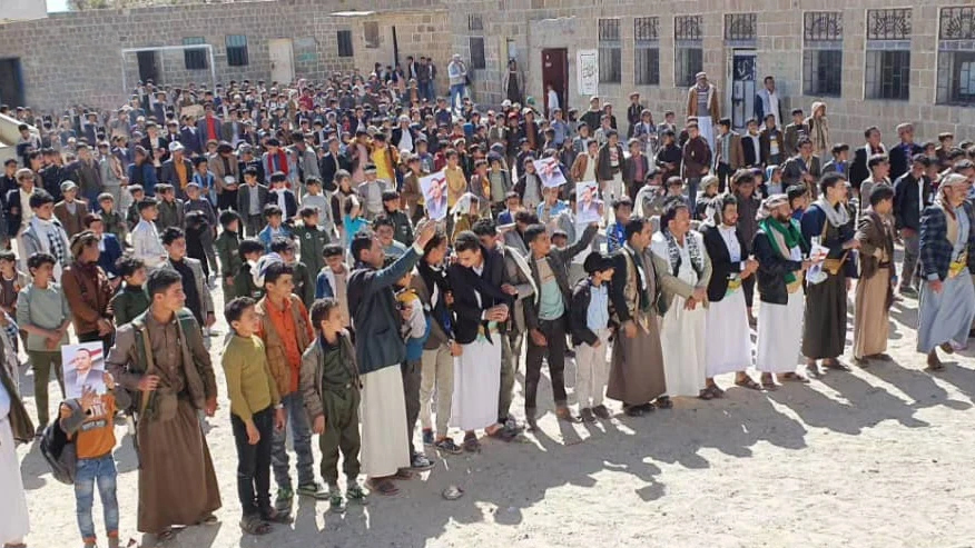 فعالية خطابية في مزهر بريمة إحياءً لسنوية الشهيد الرئيس الصماد