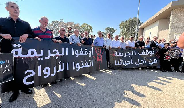 إضراب في الداخل الفلسطيني المحتل احتجاجا على تفشي الجريمة بتواطؤ كيان العدو