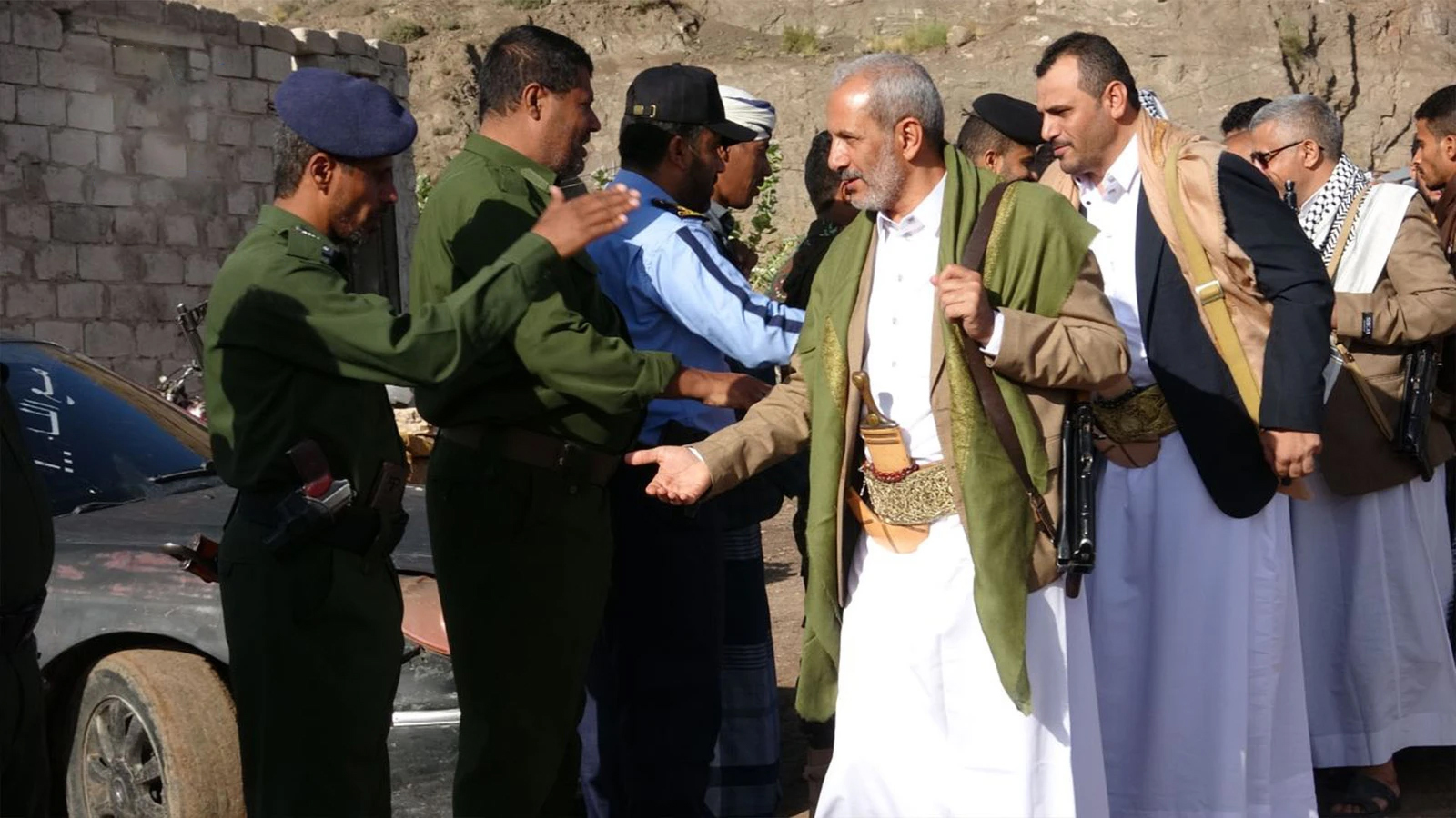 قيادات محافظة الضالع تزور المرابطين في مديرية دمت بمناسبة عيد الأضحى