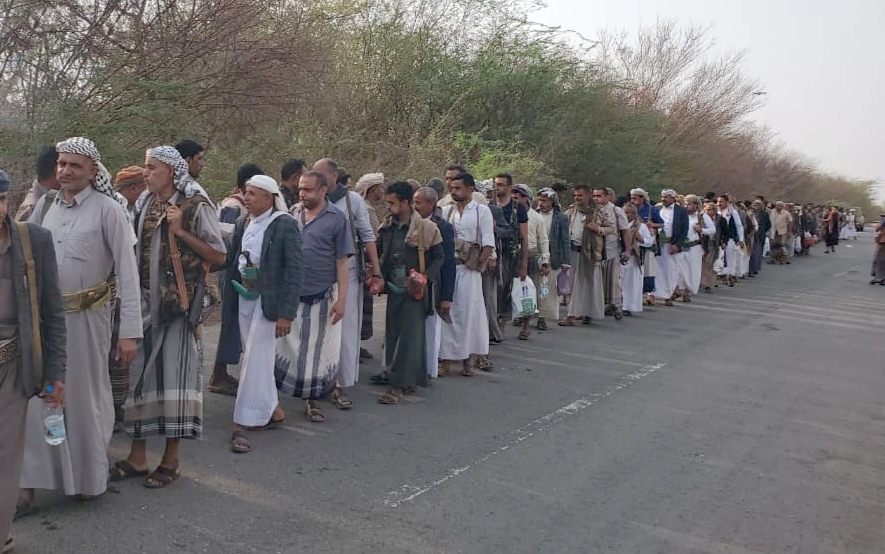 التعبئة في بني العوام بحجة تقدّم قافلة عيدية للمرابطين في حرض