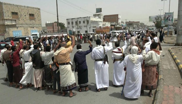 وقفات احتجاجية في الحديدة تندد بجرائم العدوان1